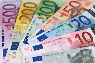 Image showing Euro Banknotes