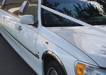 Image showing Wedding Limousine