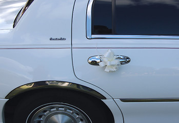 Image showing Rear door of Limo