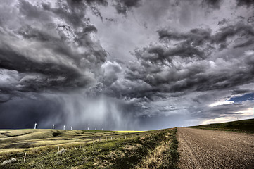 Image showing Storm Clouds Saskatchewan