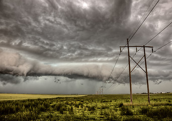 Image showing Storm Clouds Saskatchewan