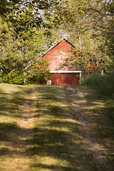 Image showing Old Red Barn