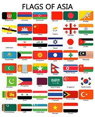 Image showing Complete set of Flags