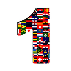 Image showing ALL flag collection in number