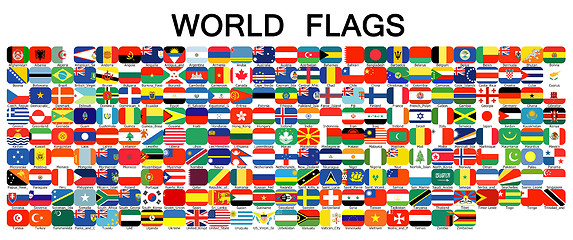 Image showing Complete set of Flags