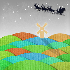 Image showing christmas paper