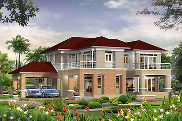 Image showing 3d house