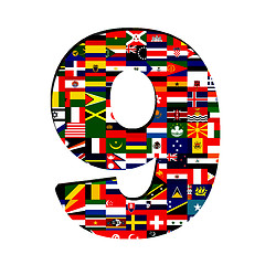 Image showing ALL flag collection in number