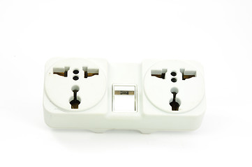 Image showing Power Adapters on White Background 