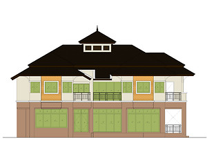 Image showing elevation house