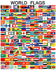 Image showing Complete set of Flags