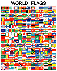 Image showing Complete set of Flags