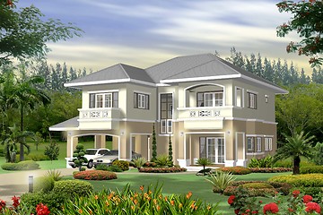 Image showing 3d house