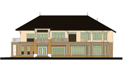 Image showing elevation house