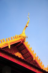 Image showing The top roof ,art of Thaialnd 