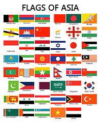 Image showing Complete set of Flags