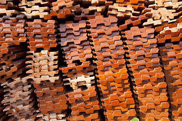 Image showing roof tiles texture 