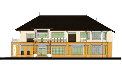 Image showing elevation house