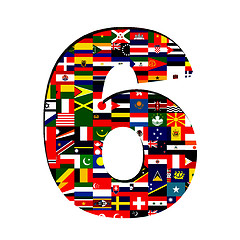 Image showing ALL flag collection in number