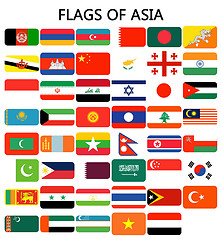 Image showing Complete set of Flags