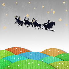 Image showing christmas paper