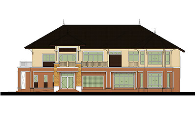 Image showing elevation house