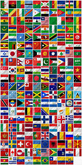 Image showing Complete set of Flags