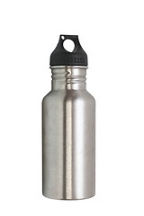 Image showing metallic water bottle