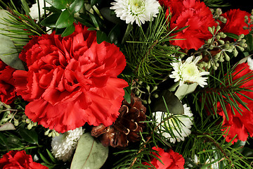 Image showing Red Carnations