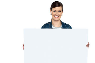 Image showing Make use of this blank ad board