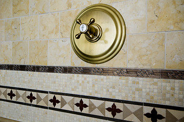 Image showing tile detail shower