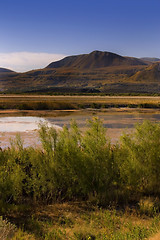 Image showing Pond by the Mountain