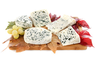 Image showing blue cheeses