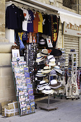 Image showing Showcase of souvenir shop in Valletta, Malta