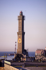 Image showing Lighthouse of Genoa