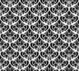 Image showing Damask seamless pattern