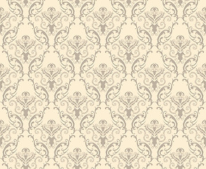 Image showing Damask seamless pattern