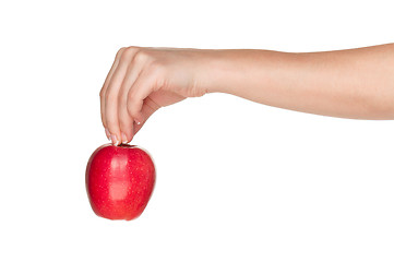 Image showing Hand with apple