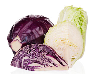 Image showing Fresh cabbage