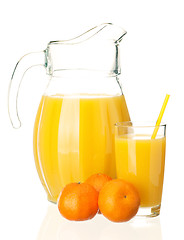 Image showing Mandarin juice