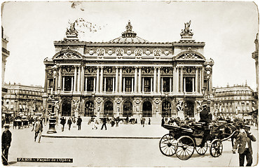 Image showing The Paris Opera Postcard