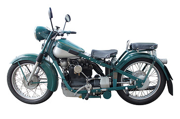 Image showing Old Motorcycle