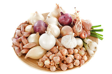 Image showing varieties of onions