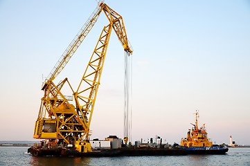 Image showing Loading Crane