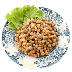 Image showing salad of Chickpea