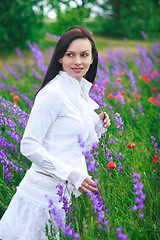 Image showing woman in the field