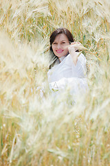 Image showing woman in the field