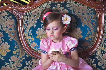 Image showing Girl in pink