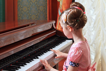 Image showing Girl in pink