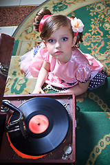 Image showing Girl in pink